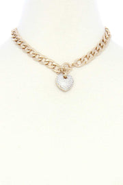 Chain With Heart and Necklace