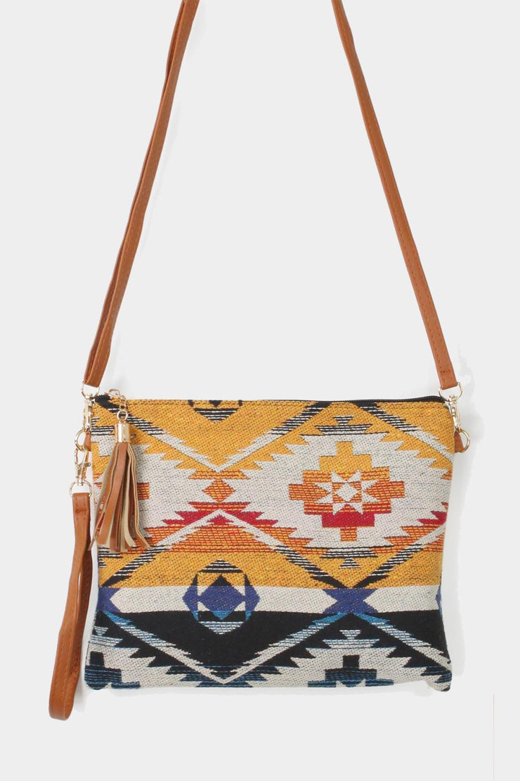 Aztec Woven Crossbody/clutch Bag