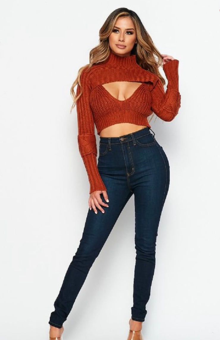 Gia Cropped Sweater